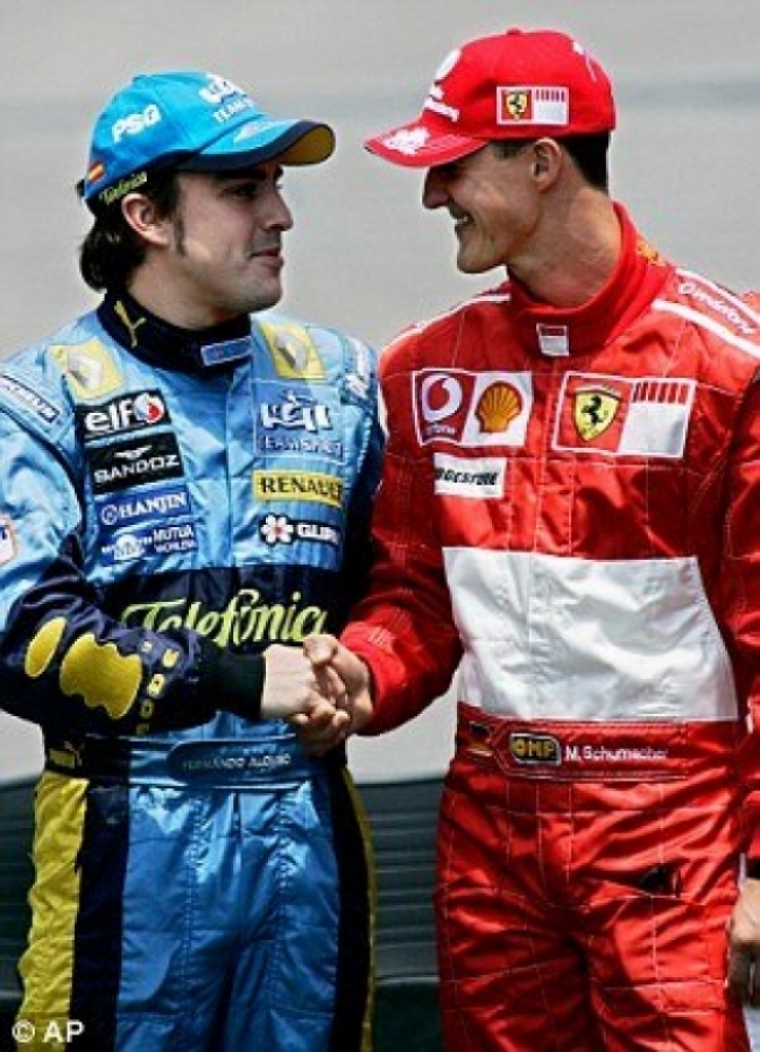 Foto: Alonso: sin Michael faltaba algo