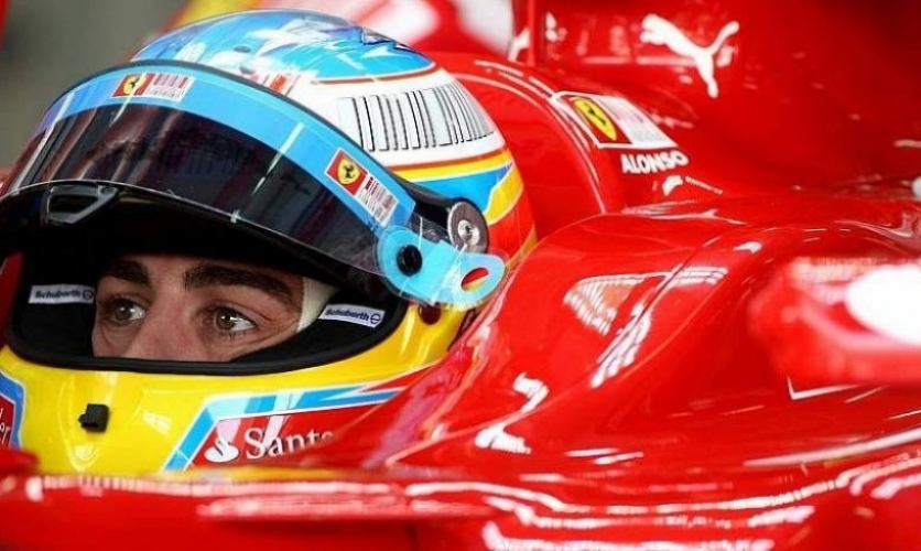 Foto: Ferrari sale 2º y 3º. Alonso se siente aliviado