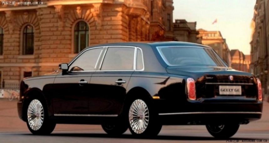 Foto: Geely GE, renders filtrados de la limusina china