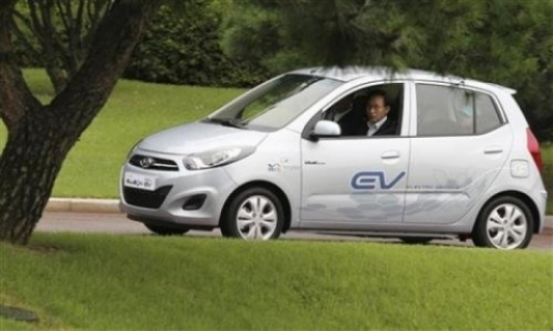 Foto: Hyundai presentó el eléctrico BlueOn.
