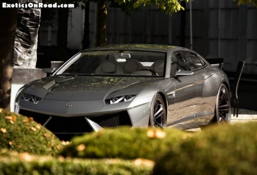 Foto: Lamborghini Estoque Concept avistado en Alemania.