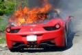 Foto 3 Ferrari 458 Italia destruido por las llamas foto 1