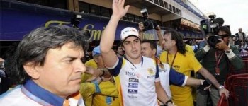 Alonso se entrena en Cataluña