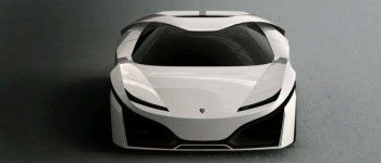 Así se vería un futuro Lamborghini híbrido.
