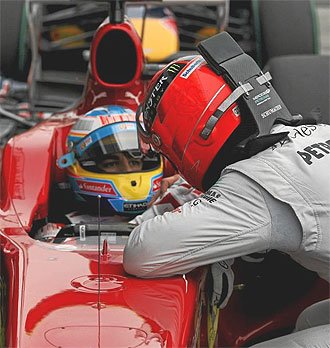 Definitivamente, Alonso no es Schumacher. Definitivamente, Alonso no es Schumacher.