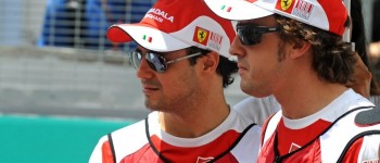 El dúo de Ferrari, Alonso y Massa, siguen creyendo en el título