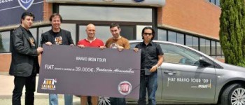 El equipo español ganador del Fiat Bravo MSN tour.
