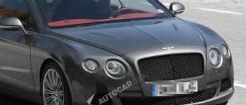 El nuevo Bentley Continental GT pillado antes de su presentación. El nuevo Bentley Continental GT pillado antes de su presentación.
