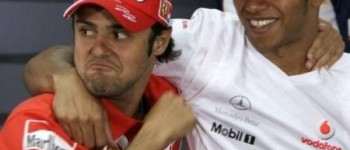 El ramo de flores que Hamilton le envió a Massa El ramo de flores que Hamilton le envió a Massa