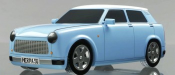 El Trabant revive en formato electrico