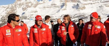 Fernando Alonso de rojo el 11 de enero Fernando Alonso de rojo el 11 de enero