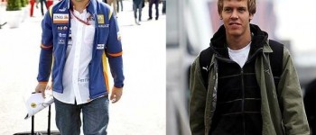 Fernando Alonso y Sebastian Vettel, compañeros de equipo