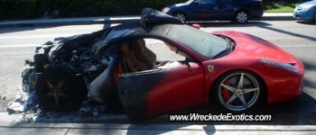 Ferrari investiga las causas del fuego en las 458 Italia.