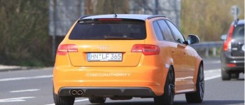 Fotos espías revelan que el Audi RS3 sigue en carpeta.