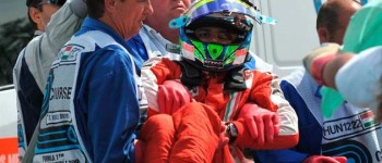 GP de Hungría: imágenes capturadas después del accidente de Massa