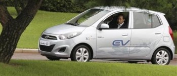 Hyundai presentó el eléctrico BlueOn. Hyundai presentó el eléctrico BlueOn.