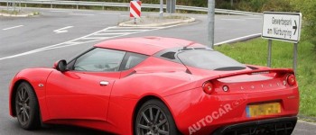 Lotus Evora S pillado antes de su debut. Lotus Evora S pillado antes de su debut.