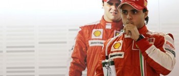 Massa y Raikkonen intercambian sus dorsales Massa y Raikkonen intercambian sus dorsales