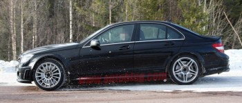 Mercedes-Benz C63 AMG Black Series. Imágenes espía