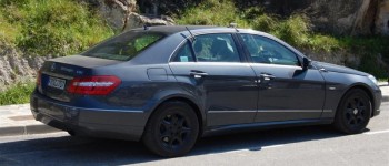 Mercedes-Benz E63 AMG Coupé de paso por Almería