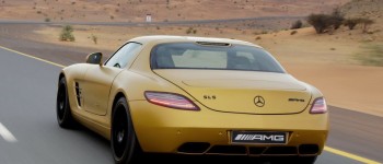 Mercedes SLS Desert Gold presentado en Dubai.