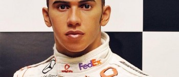 Museo de Londres: presentación  de la imágen de cera de Lewis Hamilton