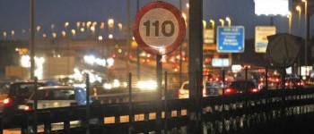 Nueve de cada diez personas piensa que los 110 km/h es una velocidad menos segura