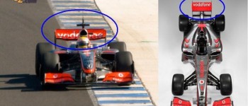 ¿Por qué McLaren-Mercedes utilizó el alerón 2008 en el MP4-24? ¿Por qué McLaren-Mercedes utilizó el alerón 2008 en el MP4-24?