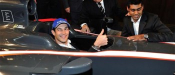 Presentación del equipo español HRT F1 Team en Murcia