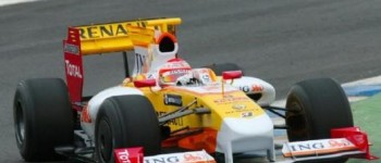 Renault en el test oficial de Barcelona