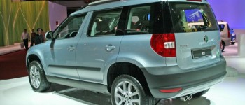 Skoda Yeti en el Salón Internacional de Barcelona.
