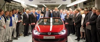 Volkswagen comienza la producción del Golf Cabrio