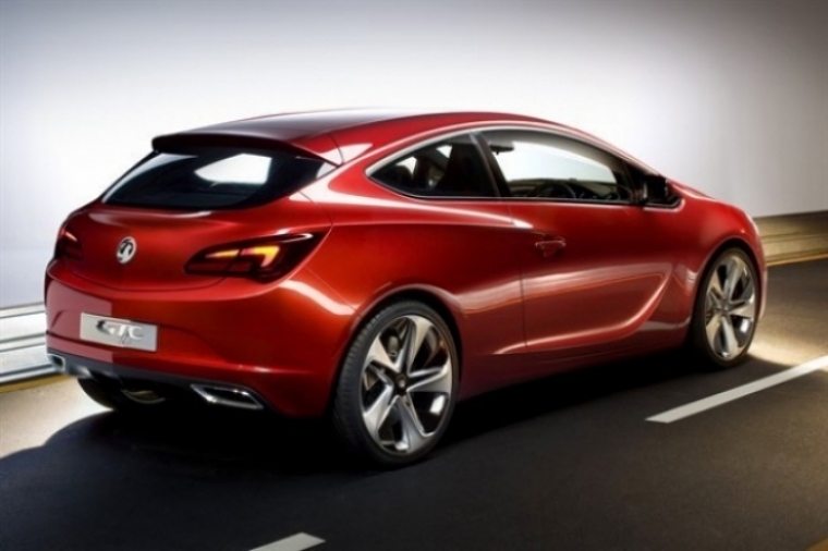 Foto: Opel Astra GTC París Concept revelado antes de su debut.