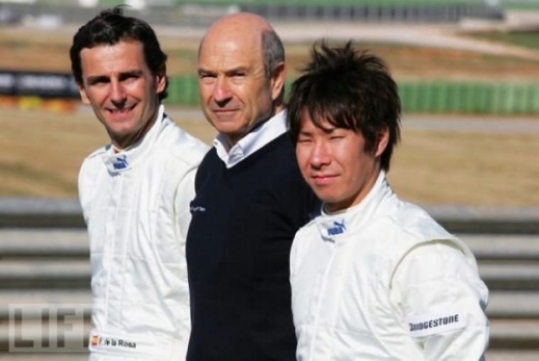 Foto: Sauber contento con Pedro de la Rosa y Kamui Kobayashi
