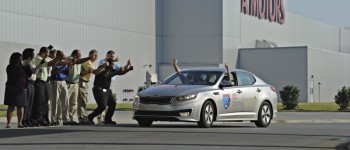 Récord mundial Guinness de consumo para el Kia Optima Hybrid