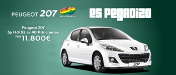 Nuevo Peugeot 207 serie especial 40 Principales