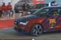 Foto 1 Messi y todo el Barça disfrutan de sus nuevos Audi foto 1