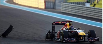 Vettel en Abu Dhabi: revent�n por una mala presi�n o un cuerpo extra�o?