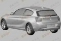 Se filtra el boceto de patentamiento del BMW Serie1 2012 tres puertas Foto 3 foto 1