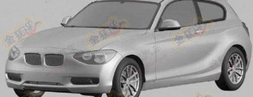 Se filtra el boceto de patentamiento del BMW Serie1 2012 tres puertas Se filtra el boceto de patentamiento del BMW Serie1 2012 tres puertas