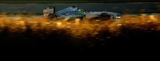 Mercedes rodó ayer en Barcelona un test privado