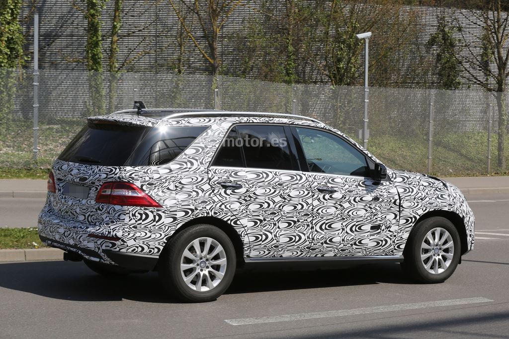 Fotos espia mercedes ml #4