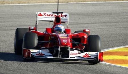 Alonso ya marca diferencias con el Ferrari