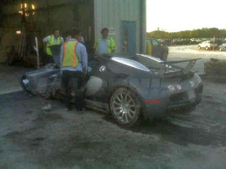 Bugatti Veyron pasado por agua. Las consecuencias.