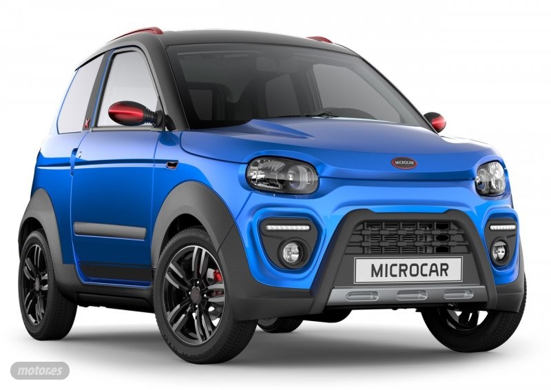 Llantas de aleacion dorado  de segunda mano - microcar mgo 2022 /