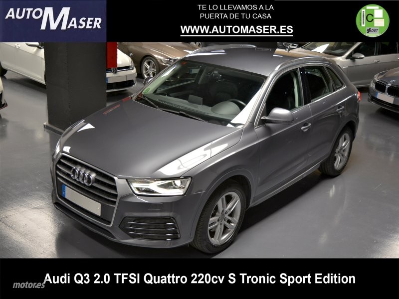 Audi Q3 sport edition 2.0 TFSI quattro 220 CV S tronic de 2018 con 77.000 Km por 25.500 EUR. en Madrid