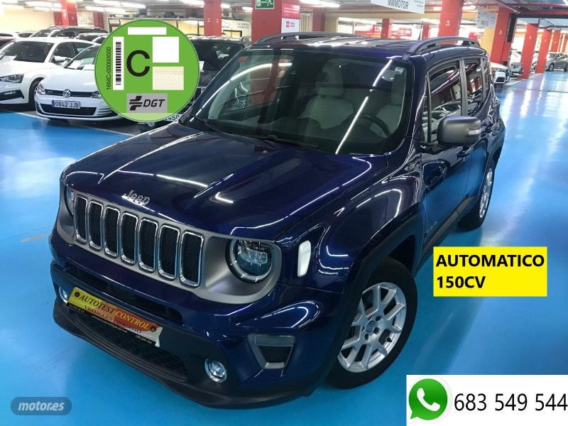Jeep Renegade 1.3 TGDi Limited 4x2 Autom. de 2019 con 107.000 Km por 15.900 EUR. en Barcelona