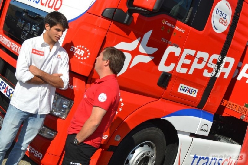 Carlos Sainz Jr y Antonio Albacete Carlos Sainz Jr y Antonio Albacete