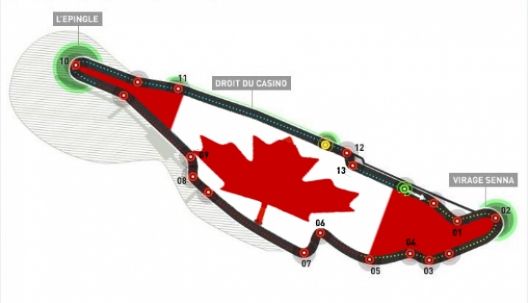 Resultado de imagen de circuito de canada montreal