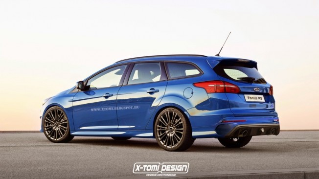  Y si nos imaginamos un Ford Focus RS SportBreak de carrocería familiar?